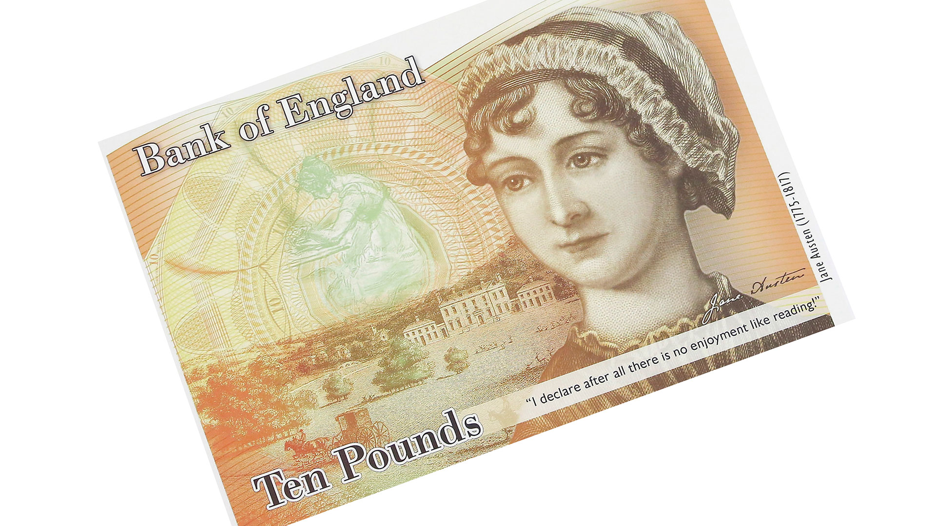Jane Austen ten pound note