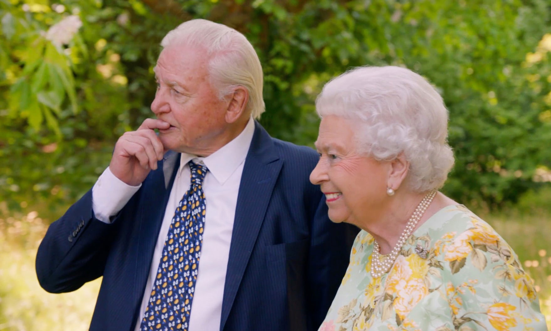 The Queen and Sir David Attenborough