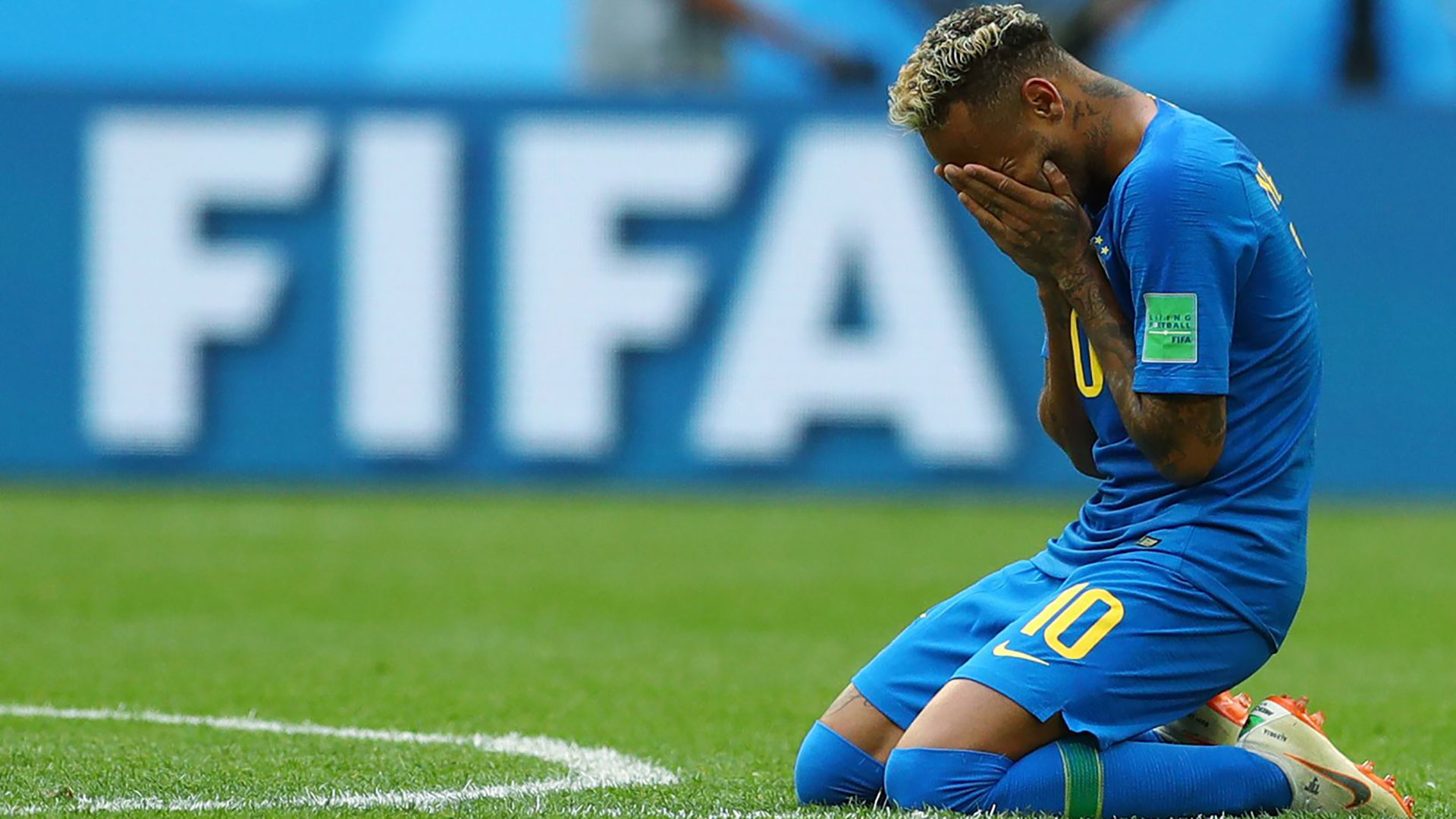 Neymar World Cup cry