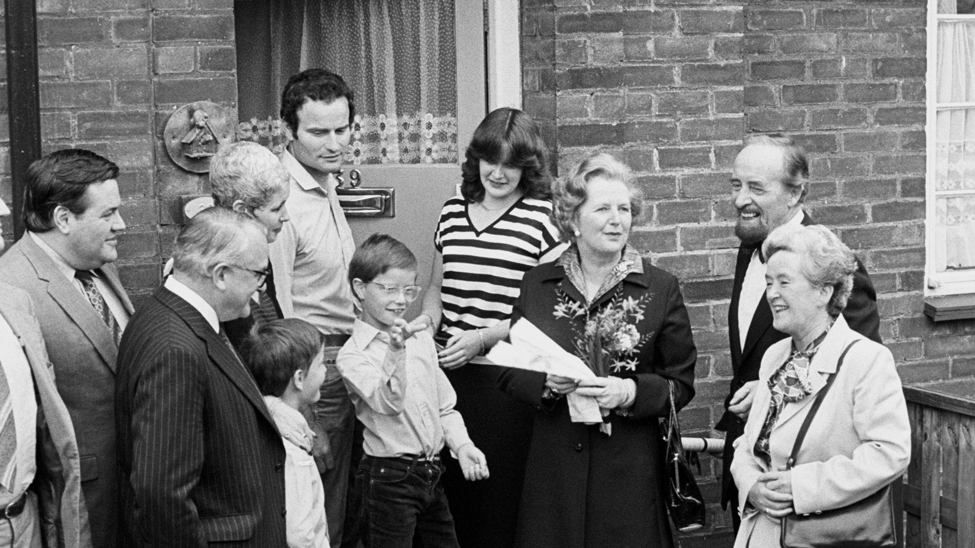Thatcher hands over deeds to council house