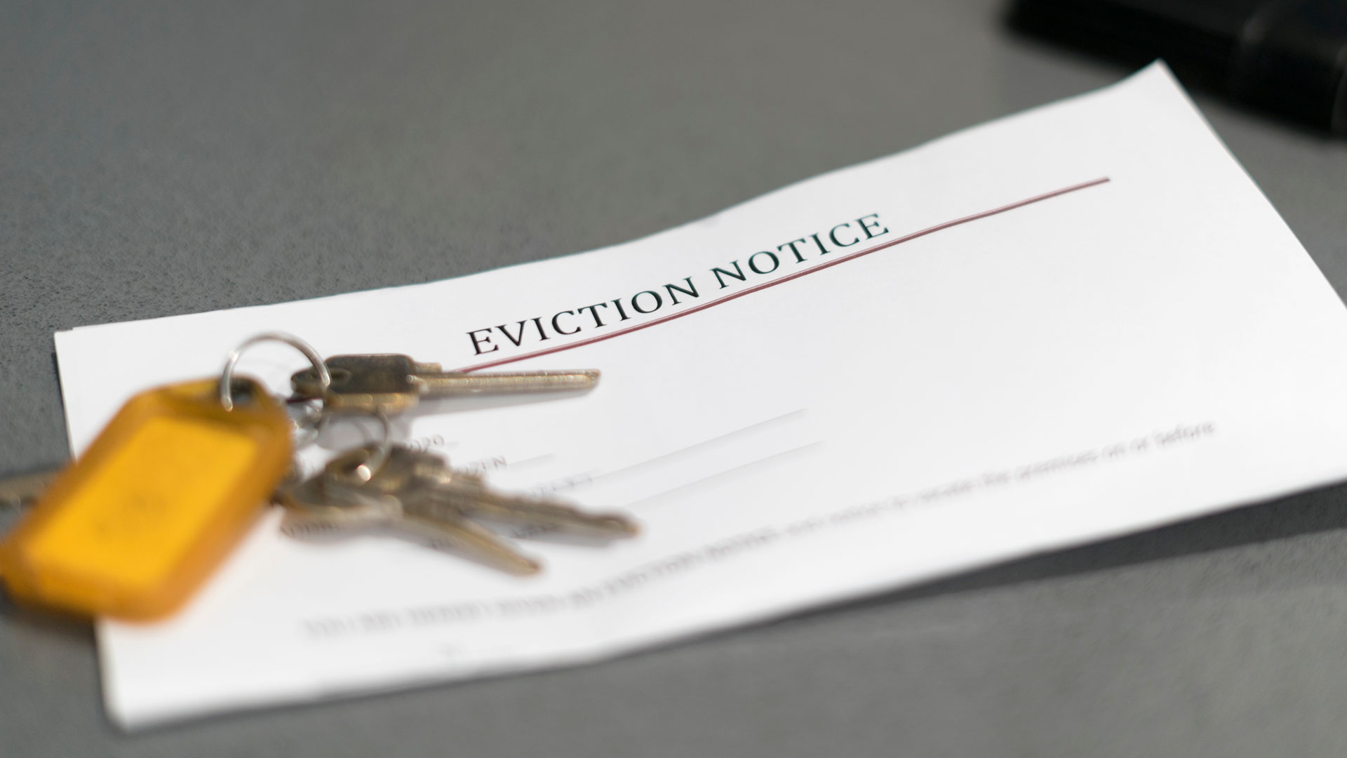 Eviction letter Shutterstock