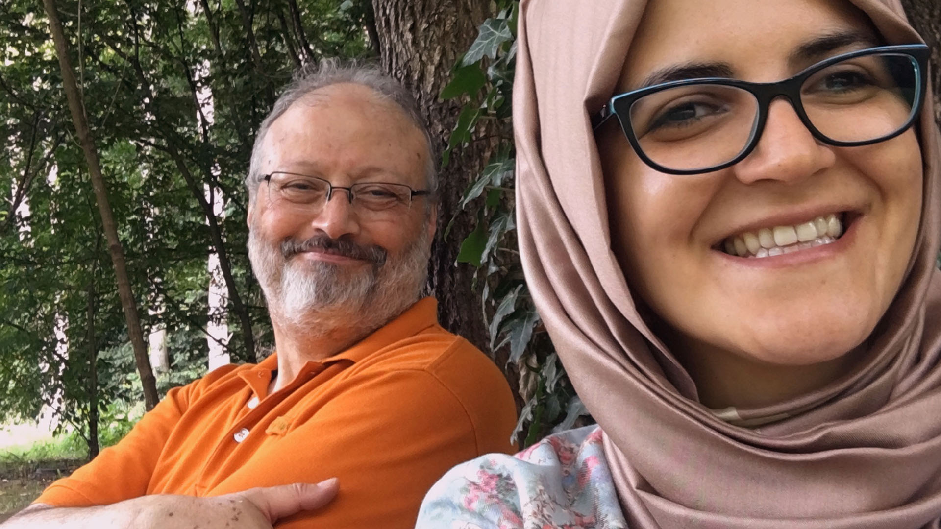 Jamal Khashoggi and Hatice Cengiz