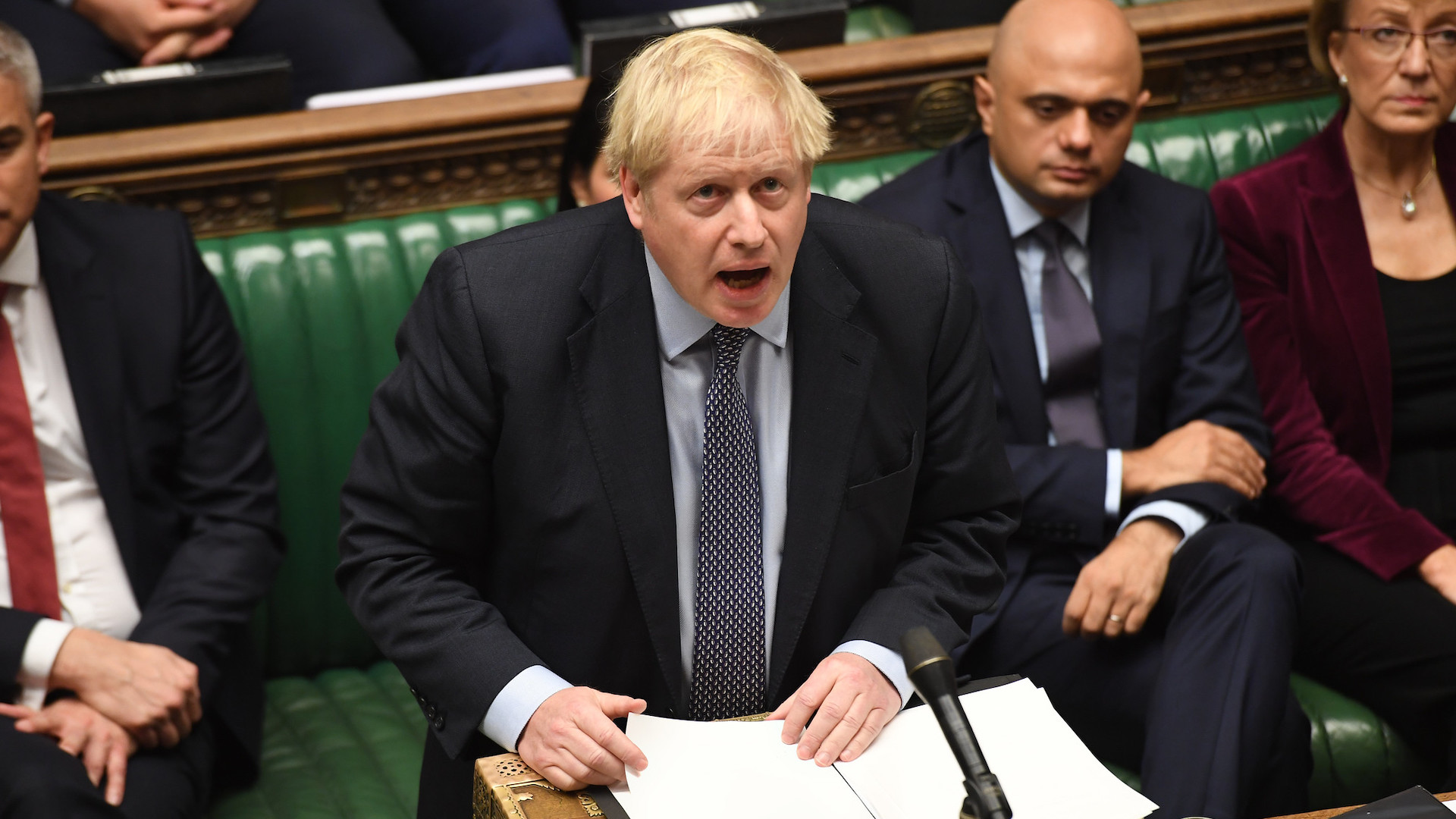 Boris Johnson told parliament there were fewer children in poverty now compared to a decade ago.