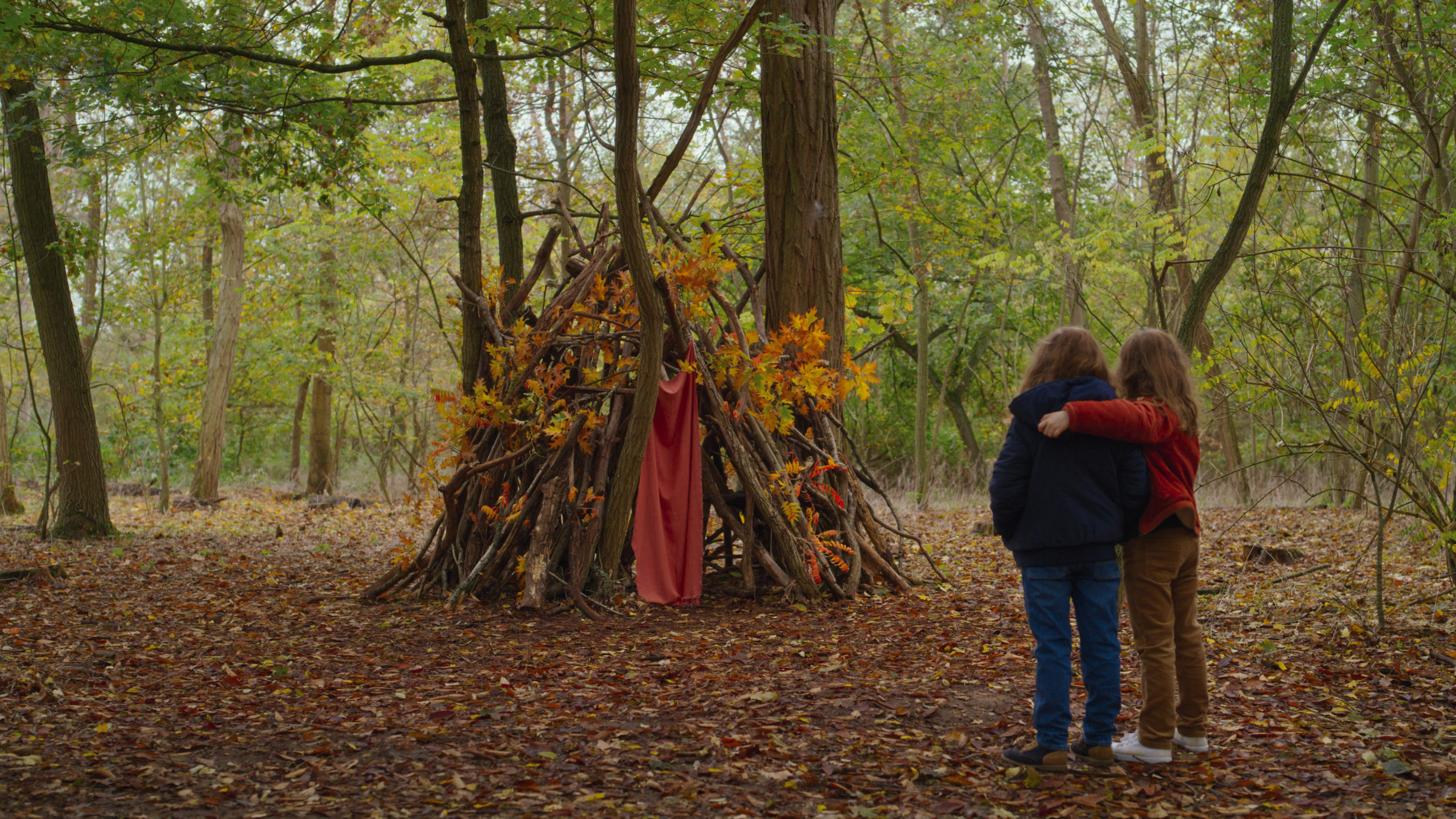A scene from new film Petite Maman, in cinemas from November 19