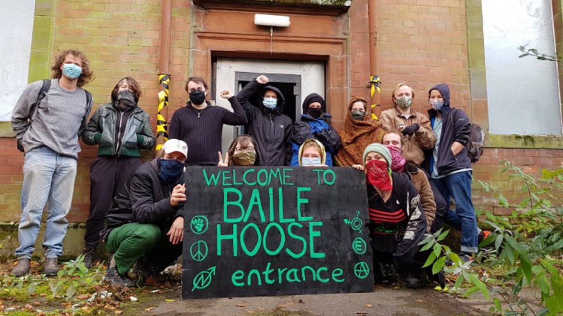 Climate activists take over council building
