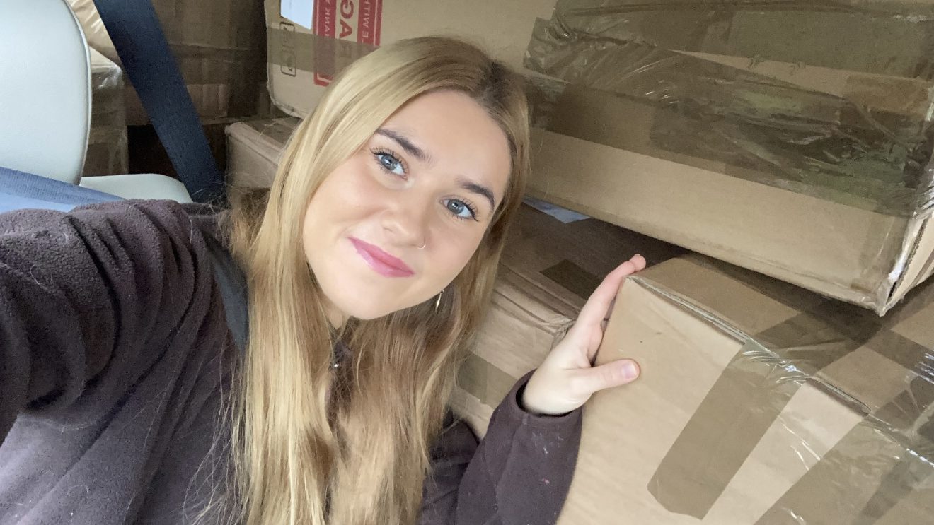 Student who made sanitary pads in lockdown sends thousands to Uganda for  Christmas - The Big Issue