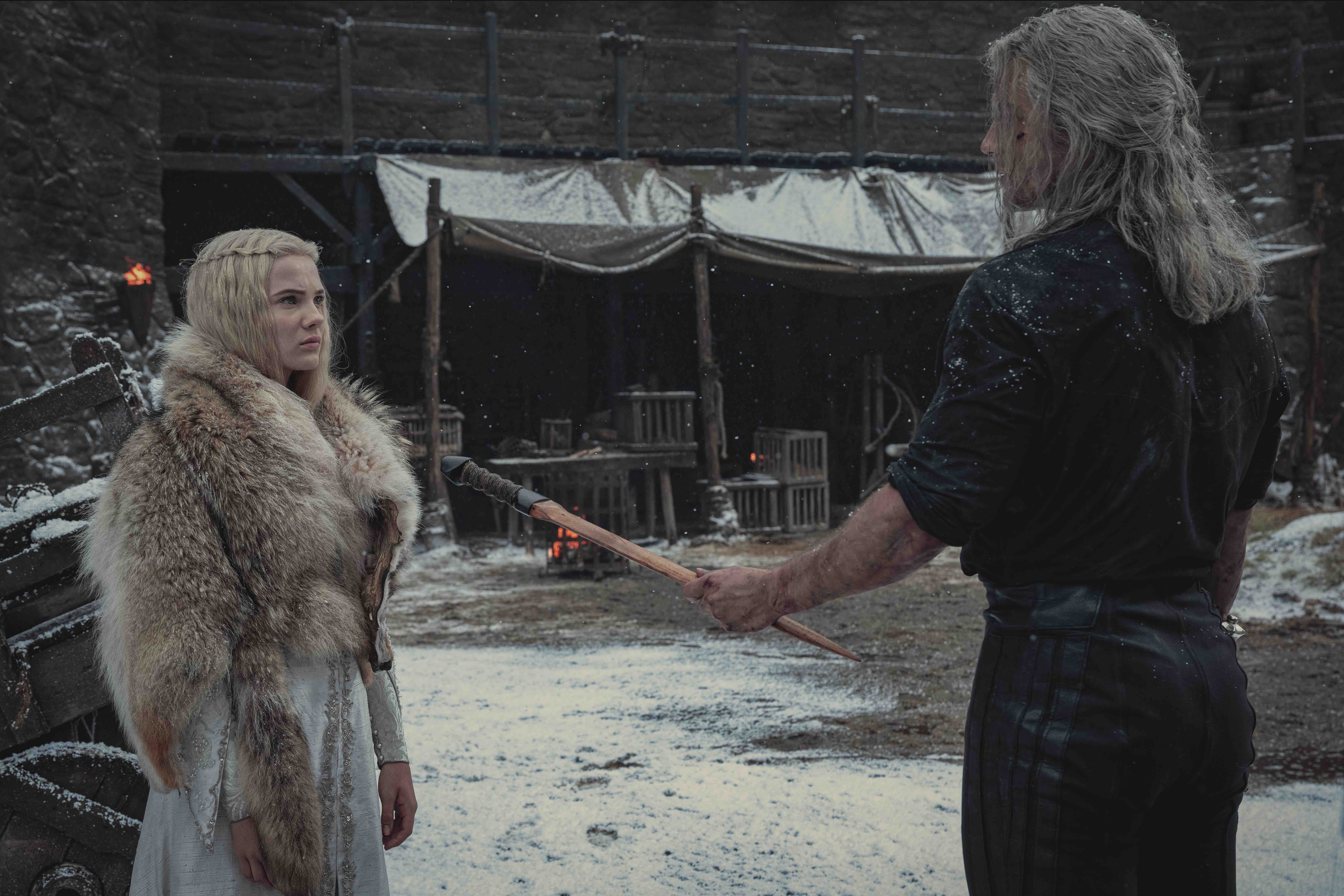 Ciri shares a 'father-daughter' relationship with Geralt. Credit: Netflix/Jay Maidment