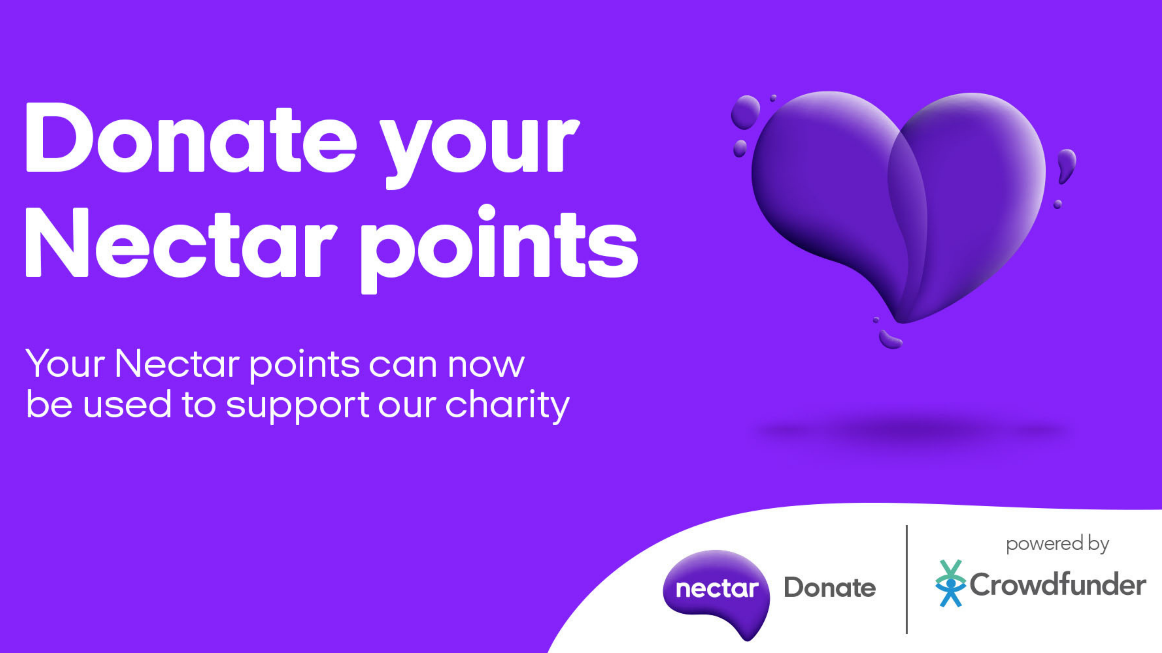 Donate your Nectar points