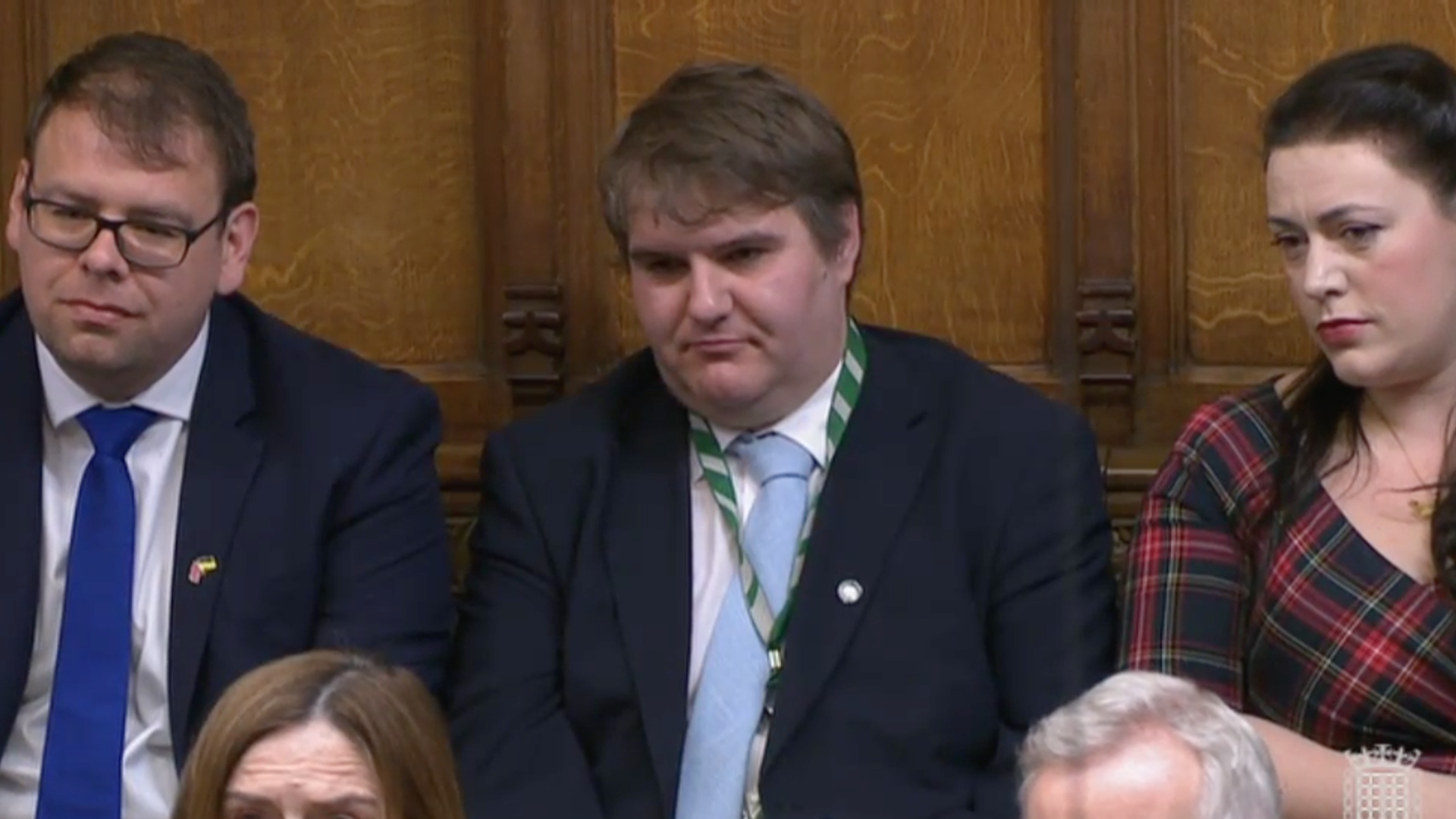 Jamie Wallis in the house of commons during PMQs after he came out in a statement posted on his website.