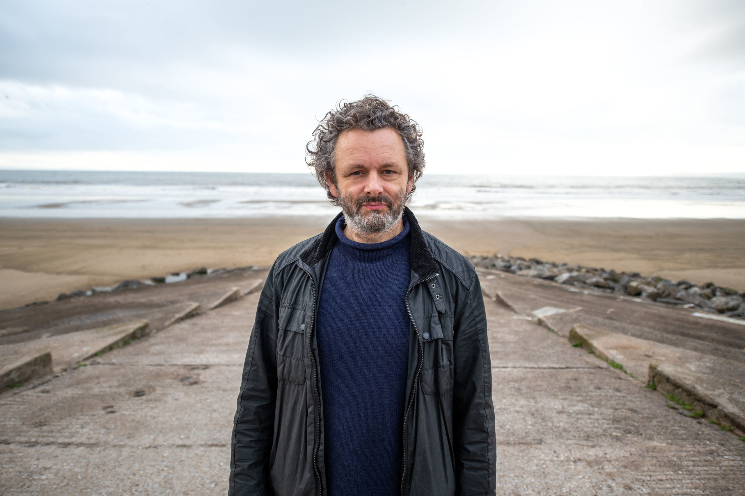 Michael Sheen in his hometown of Port Talbot, where he performed The Passion. Credit: BBC/ClearStory/Menace