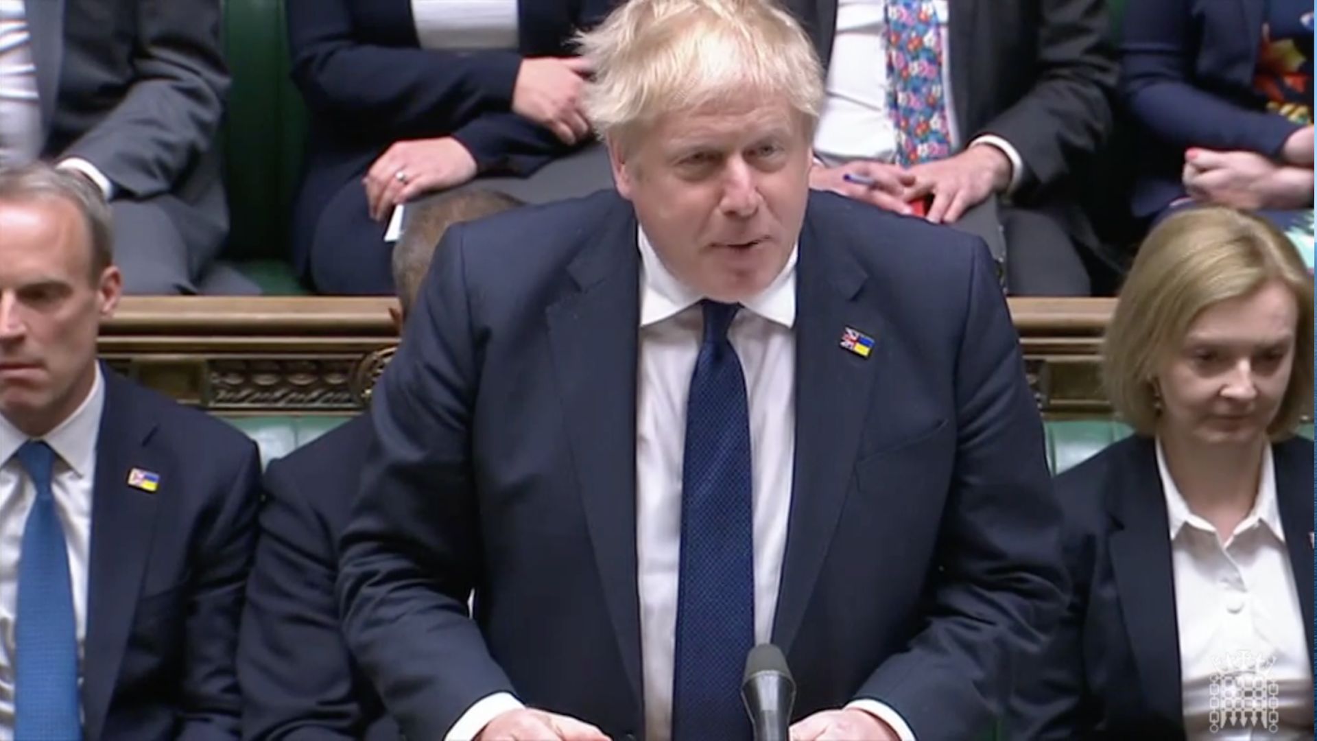 Boris Johnson in Parliament PMQs