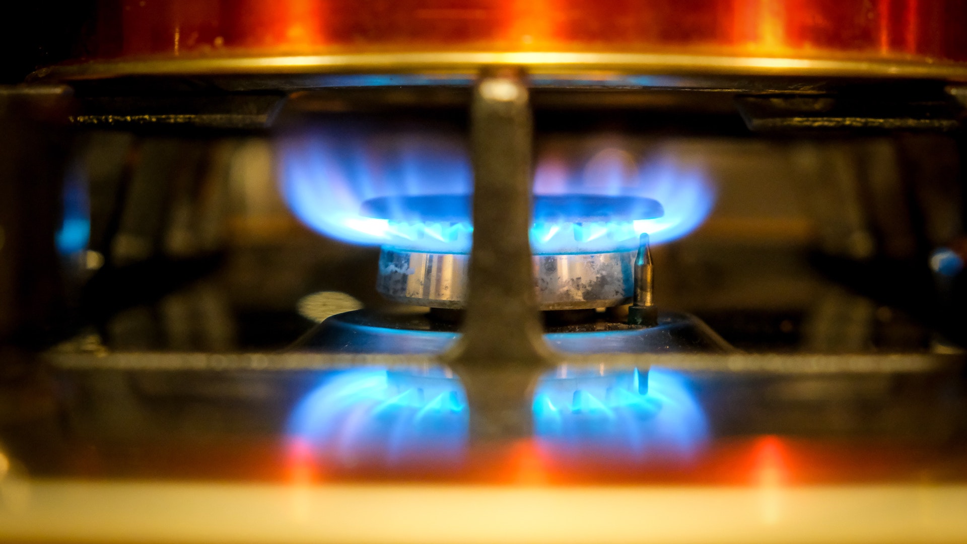 Picture of a gas hob