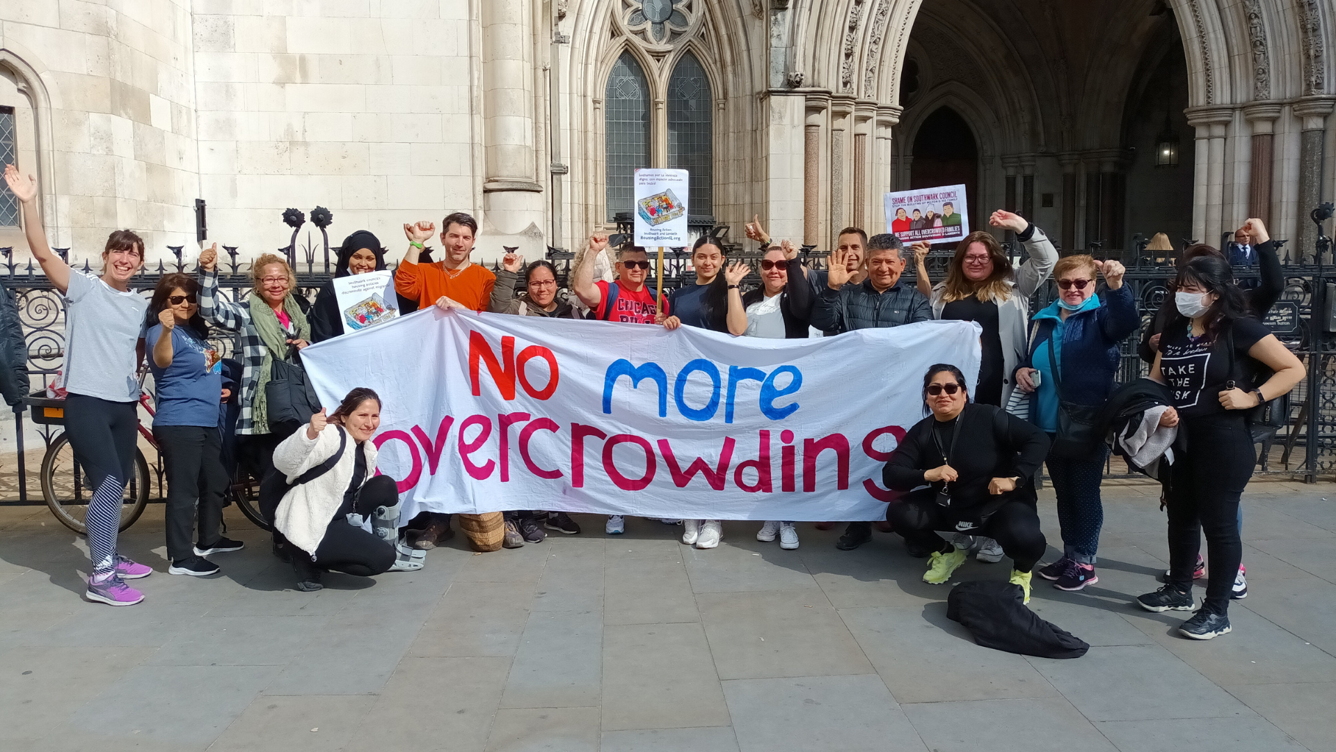 Campaigners celebrate high court win against Southwark Council