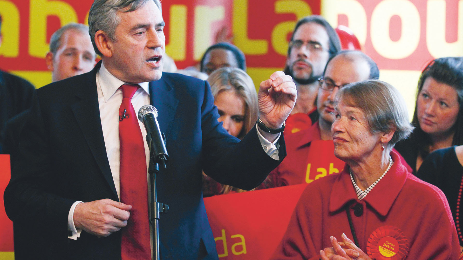 Glenda Jackson and Gordon Brown