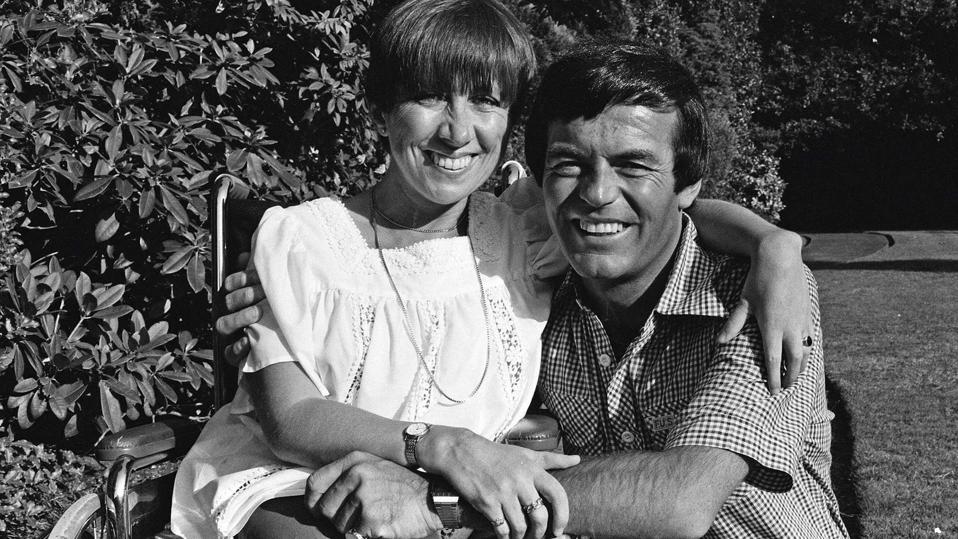 Tony Blackburn with his sister Jackie