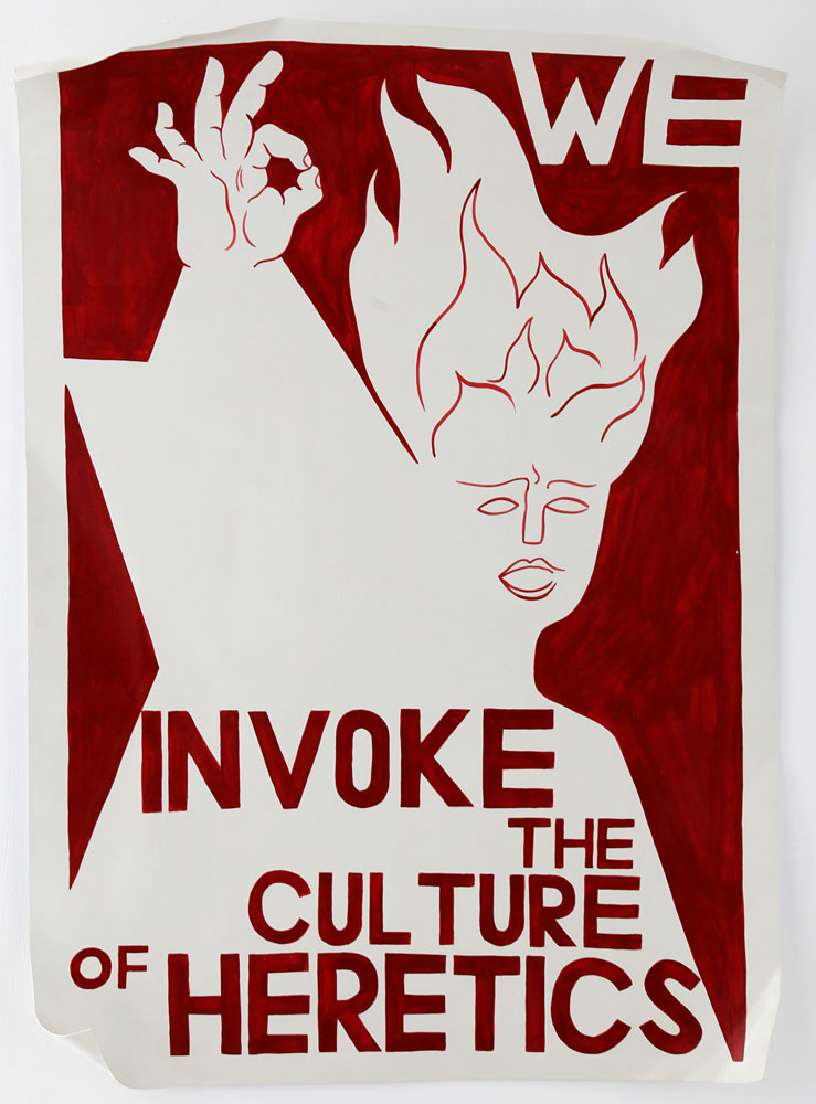 Anna Bunting-Branch, W.I.T.C.H. “We Invoke the Culture of Heretics” 2015, from Somerset House's The Horror Show!