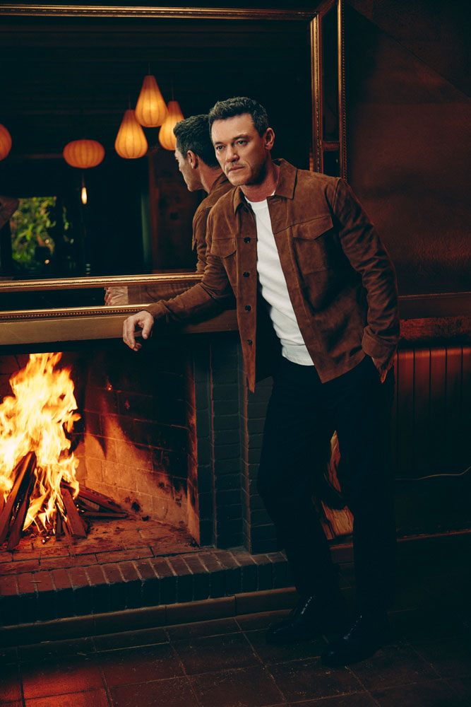 Luke Evans is looking forward to Christmas by the fire. Photo: PR
