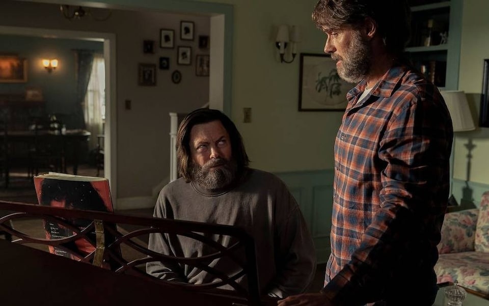 Nick Offerman and Murray Bartlett in The Last of Us. Credit: HBO
