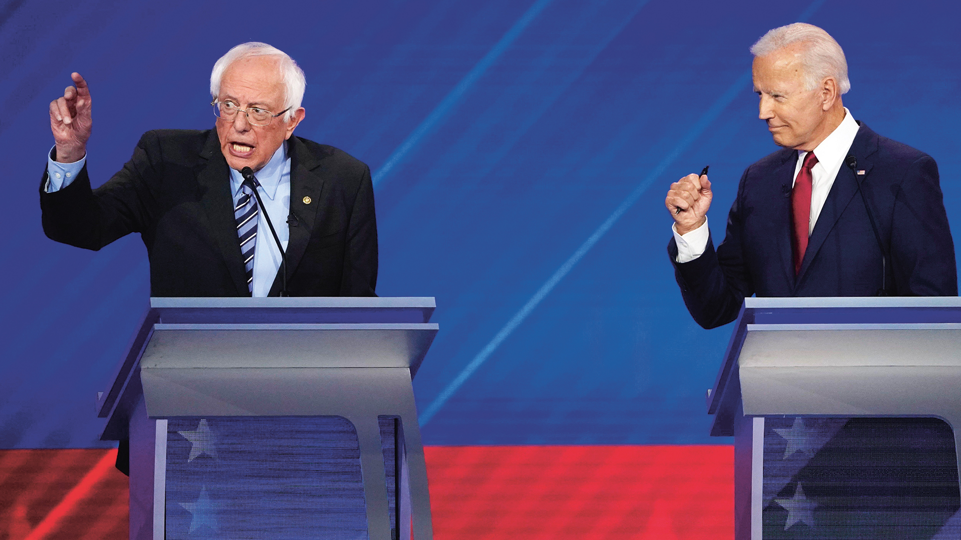 Bernie Sanders and Joe Biden in the fight for democracy