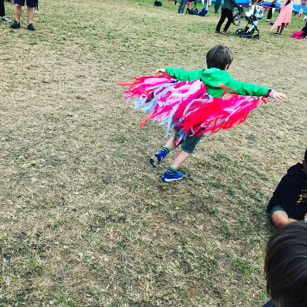 Jude's son enjoying Womad festival. Photo: courtesy of Jude Rogers