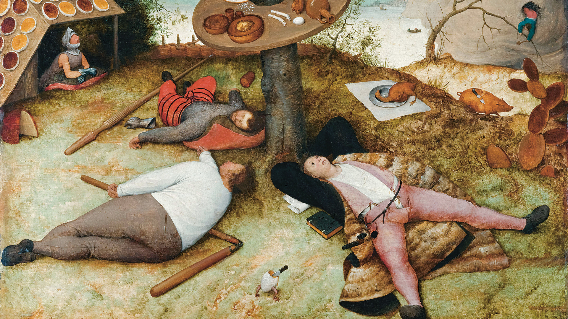 Pieter Bruegel the Elder’s 1567 painting The Land of Cockaigne
