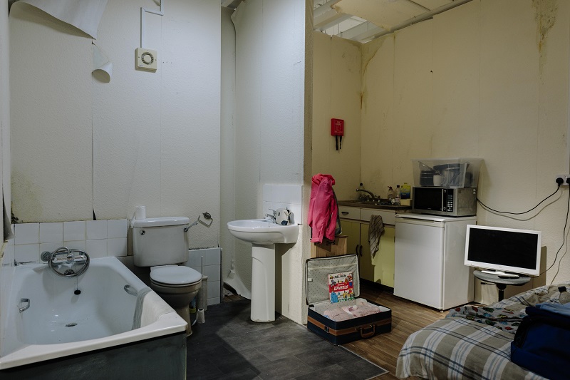 Ikea Shelter homelessness temporary accommodation display