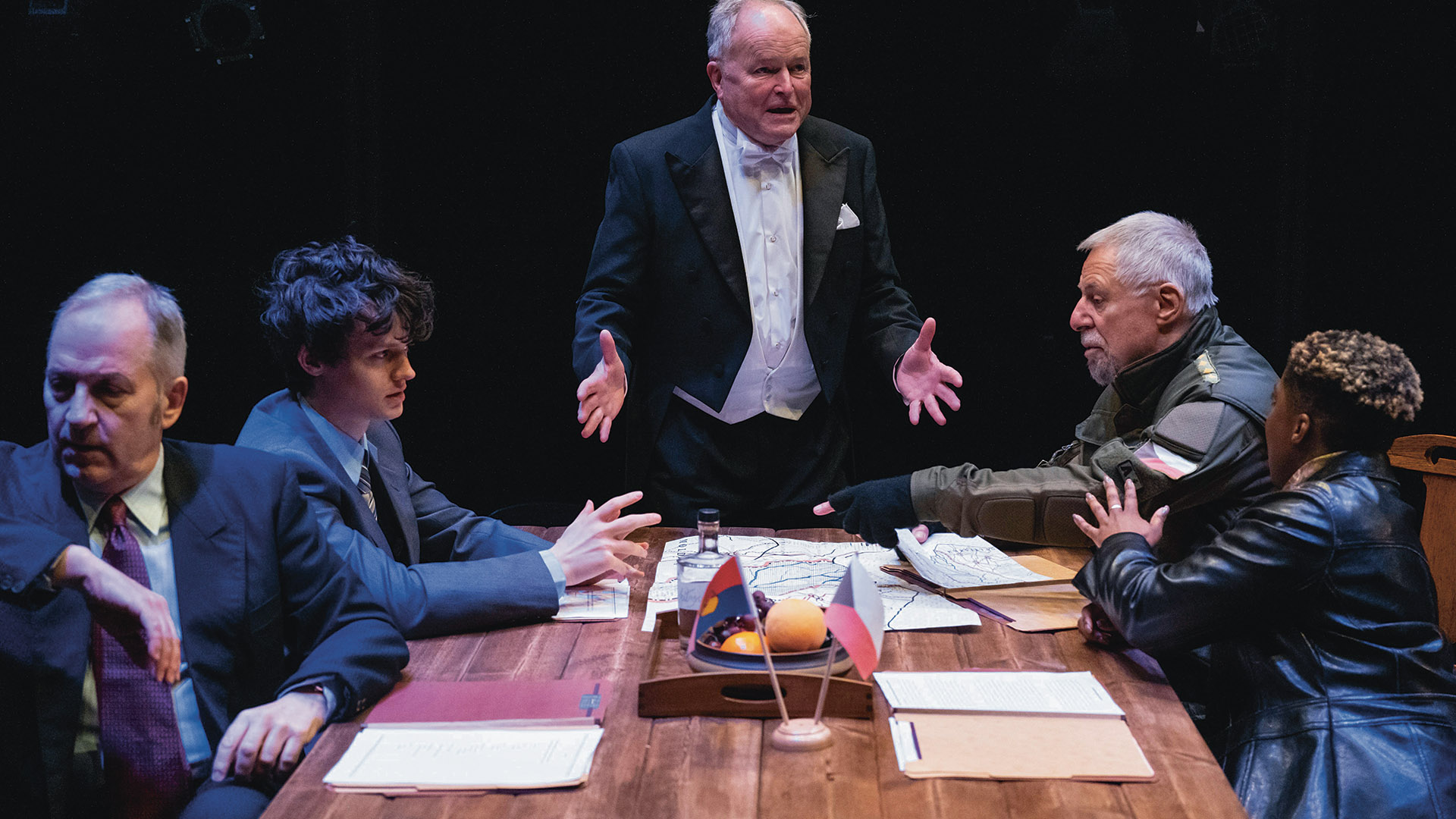 The play Winner’s Curse at Park Theatre, Finsbury Park, London