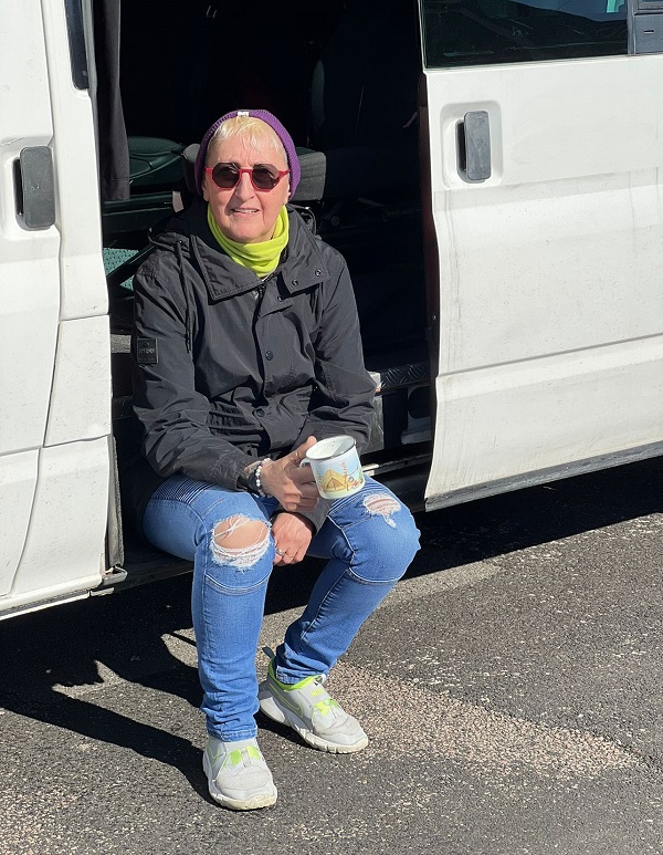 Lyn Pearman is living in a van after being made homeless when she was evicted by her landlord