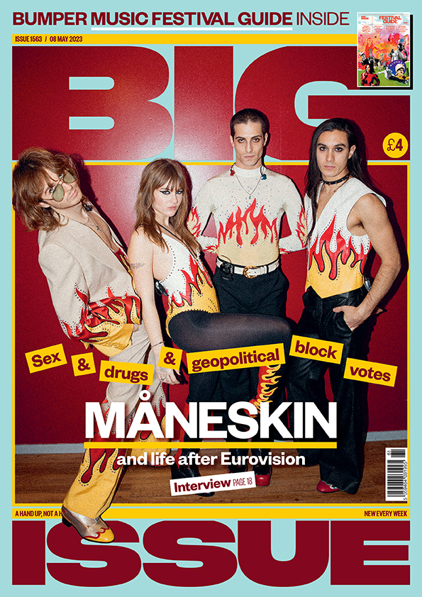 Måneskin on the cover of The Big Issue
