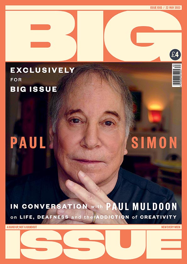Big Issue Front Cover Paul Simon