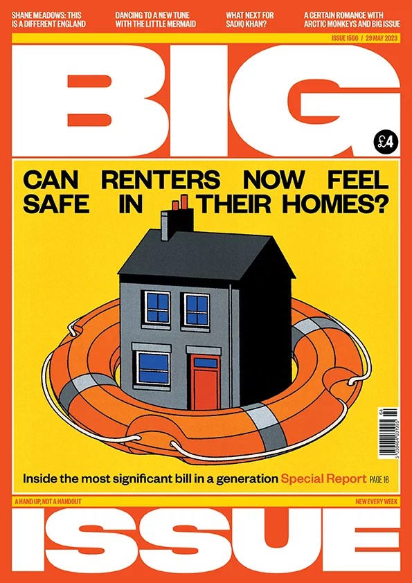 Big Issue cover: can renters now feel safe in their homes?