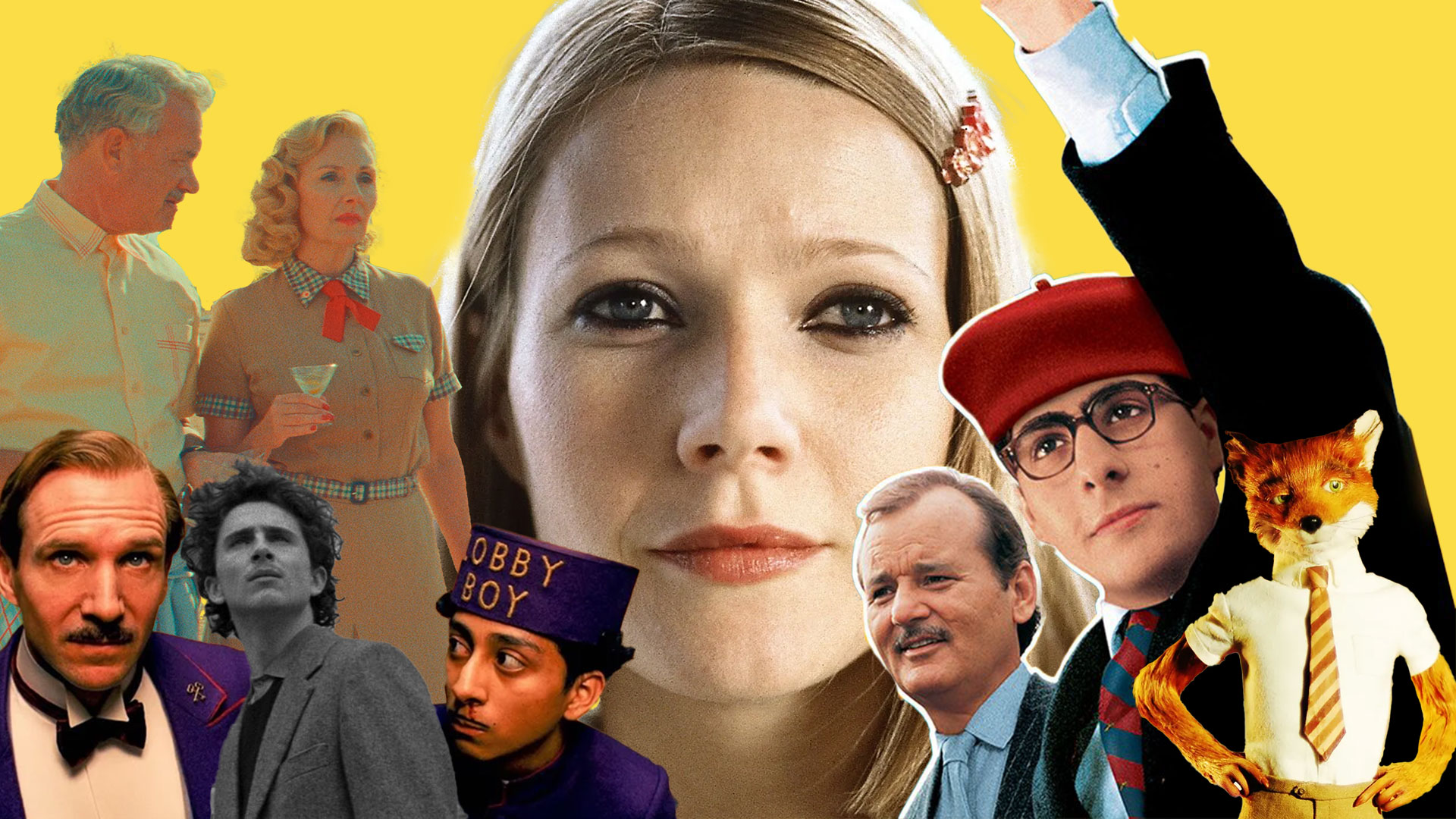 The films of Wes Anderson.  Anderson movies, Wes anderson films