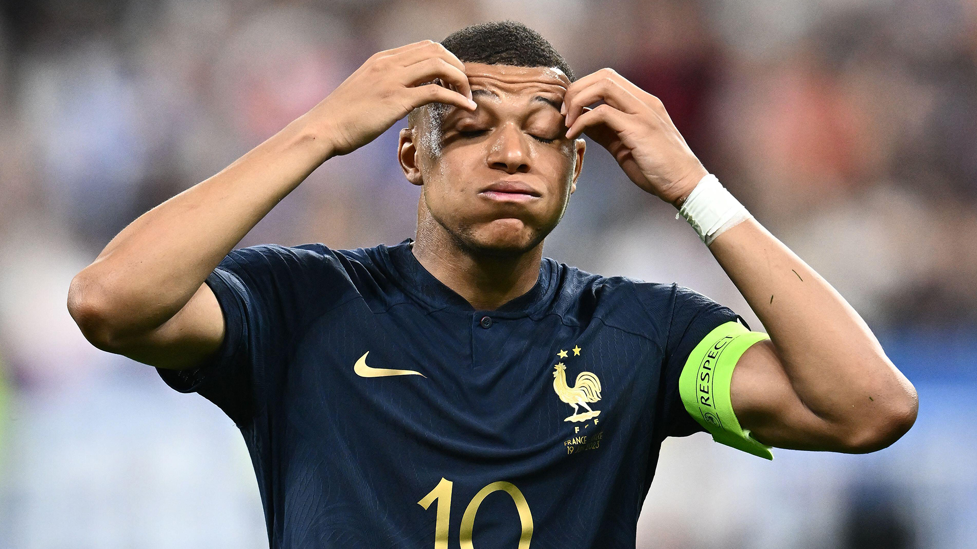 Footballer Kylian Mbappe of France and Paris St Germain has been the subject of transfer speculation