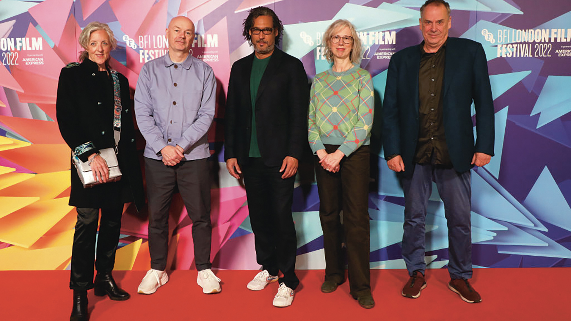 David Olusoga with others at the BFI London Film Festival