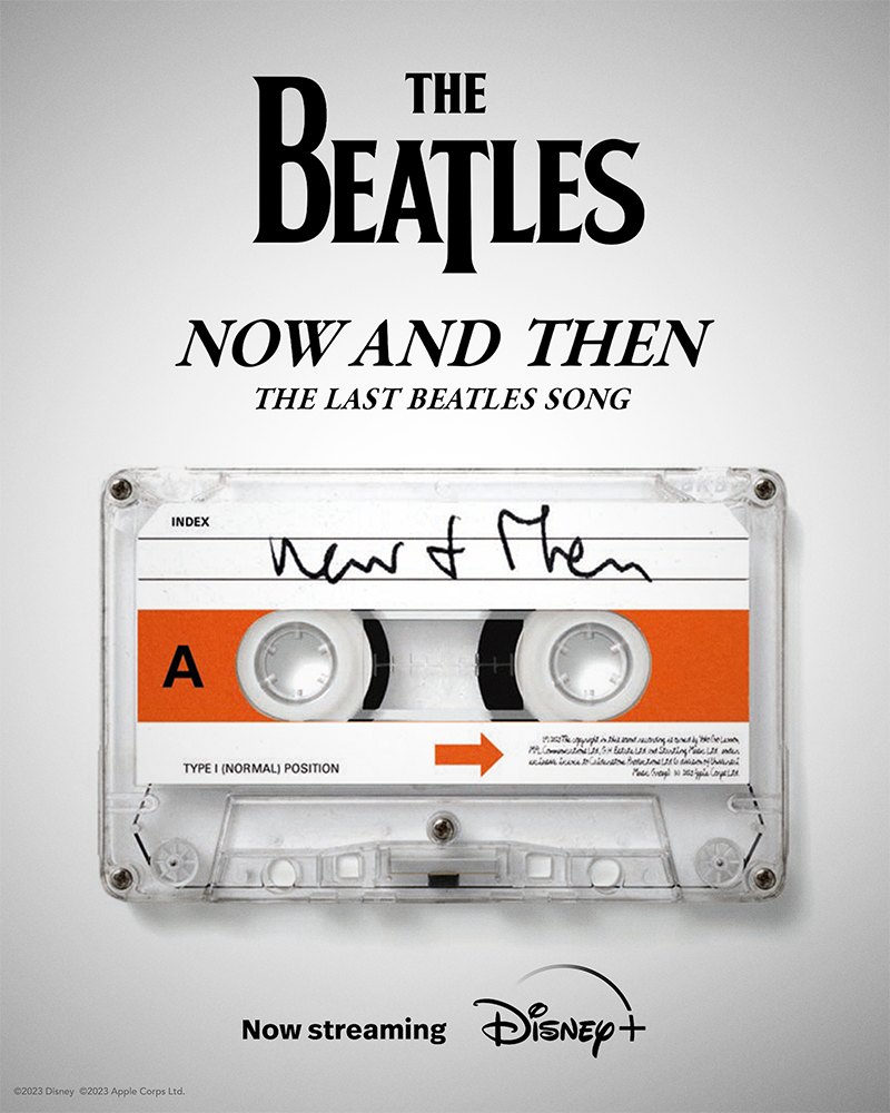 An advert for the "last" Beatles song, Now And Then